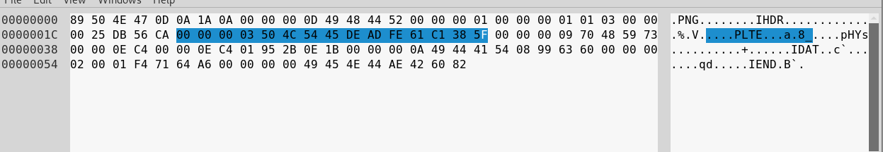 Injection points in popular image formats